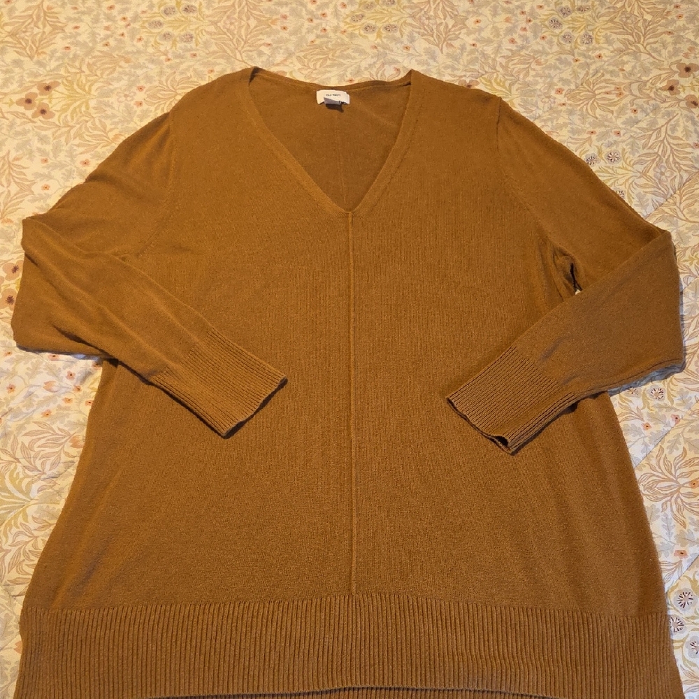 Old Navy Tan Knit Sweater- XXL - Picture 1 of 5